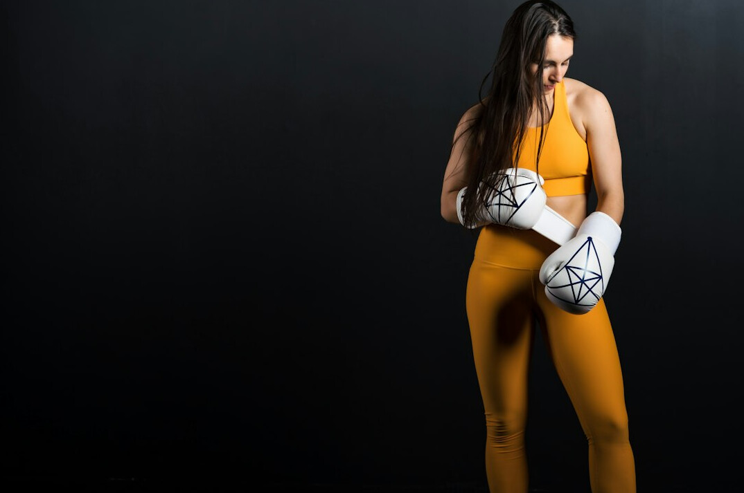 Studio portrait of a professional female trainer